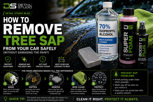 How to remove Tree Sap from your car