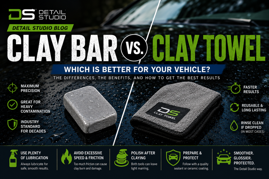 Clay bar vs Clay towel