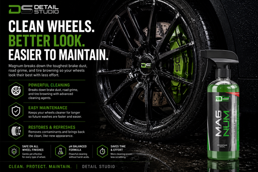 What can i do to make my wheels looking good and easy to clean?