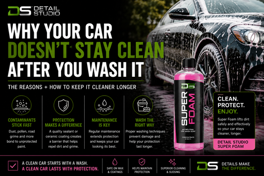 Why Your Car Doesn't Stay Clean After You Wash It (And How to Keep It Cleaner Longer)