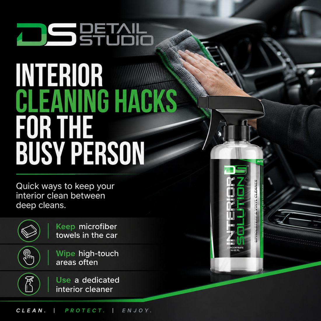 Interior cleaning hacks for the busy person