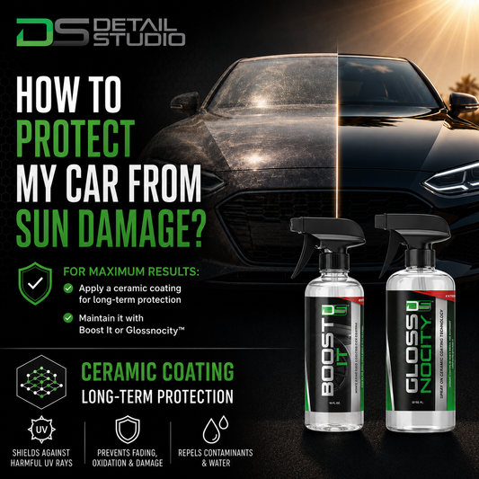how to protect my car from sun damage?