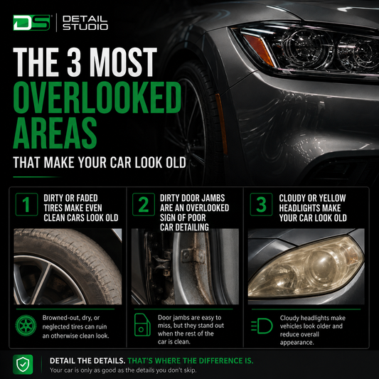 the 3 most over looked areas that make your car look old