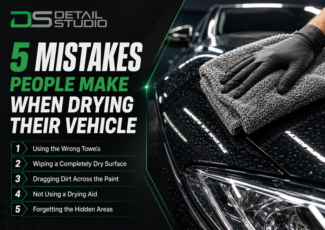 5 Mistakes People Make When Drying Their Vehicle