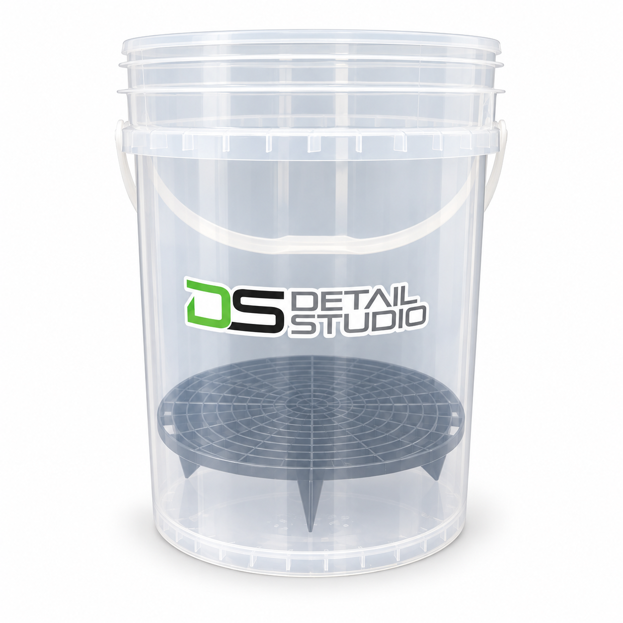 Detail Studio Limited Edition Clear Wash Bucket + Grit Guard